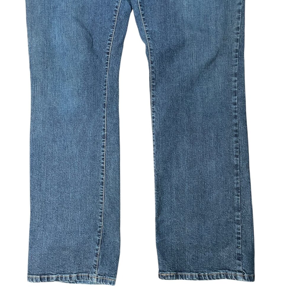 Levi's 550 Women's Dark Blue Relaxed Boot Cut Jeans 14L Measures: 33x34 - Picture 3 of 8